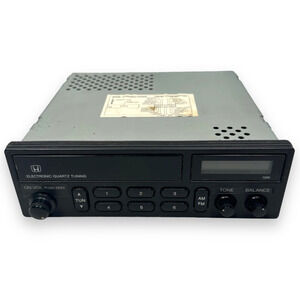 Honda Stereo Radio Head Unit‎ Quartz AM/FM Tuner 08A04-521-310 Japan Black